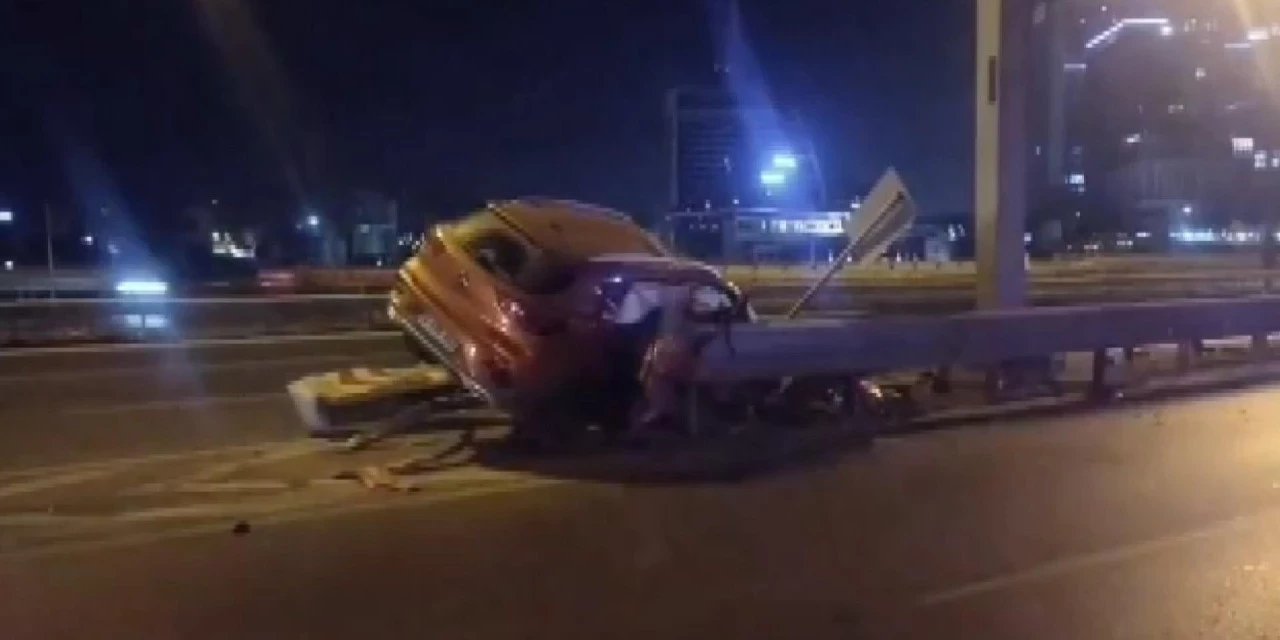 TEM bağlantı yolunda facia! 4 yaralı