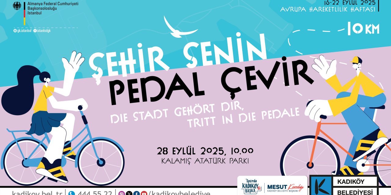 Kadıköy’de “Şehir Senin, Pedal Çevir” etkinliği
