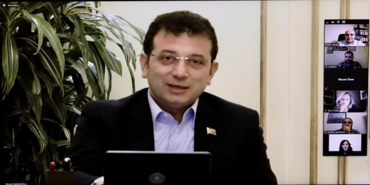 Ekrem İmamoğlu: Yol göstericim Atatürk’ün vatandaşı dinleyen fotoğrafı