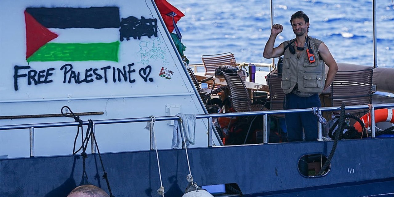 Sumud filosuna İsrail müdahalesi dünya çapında protesto edildi