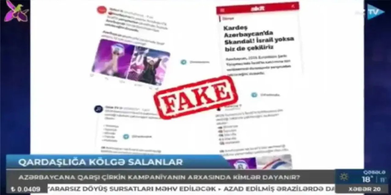 Azerbaycan’dan Türk medyasına ‘yalan haber’ tepkisi!