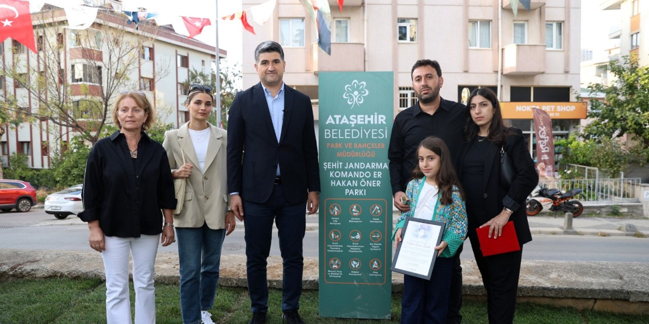Şehidimizin İsmi Ataşehir’de Bir Parkta Yaşayacak