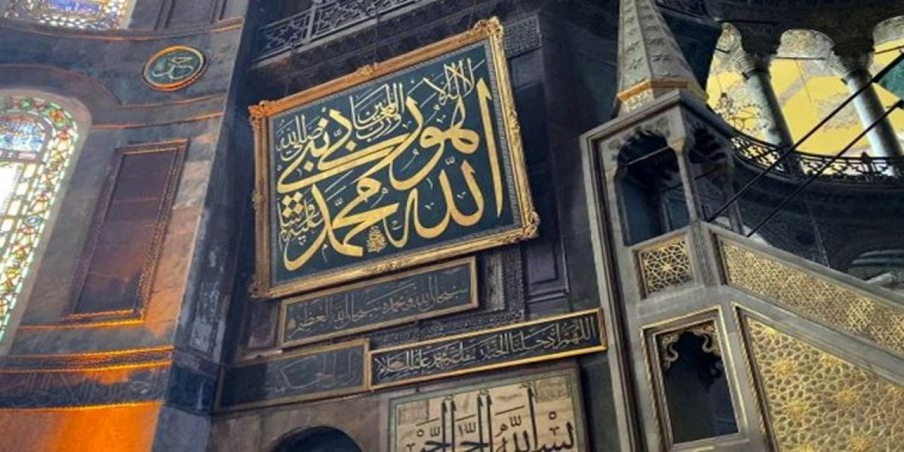 Erdoğan Ayasofya'ya bağış!