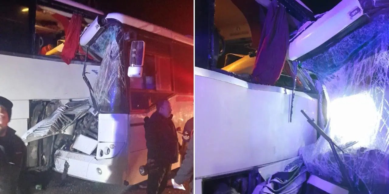 Sinop'ta feci kaza... Servis otobüsü yolcu otobüsüne çarptı: Çok sayıda yaralı var!