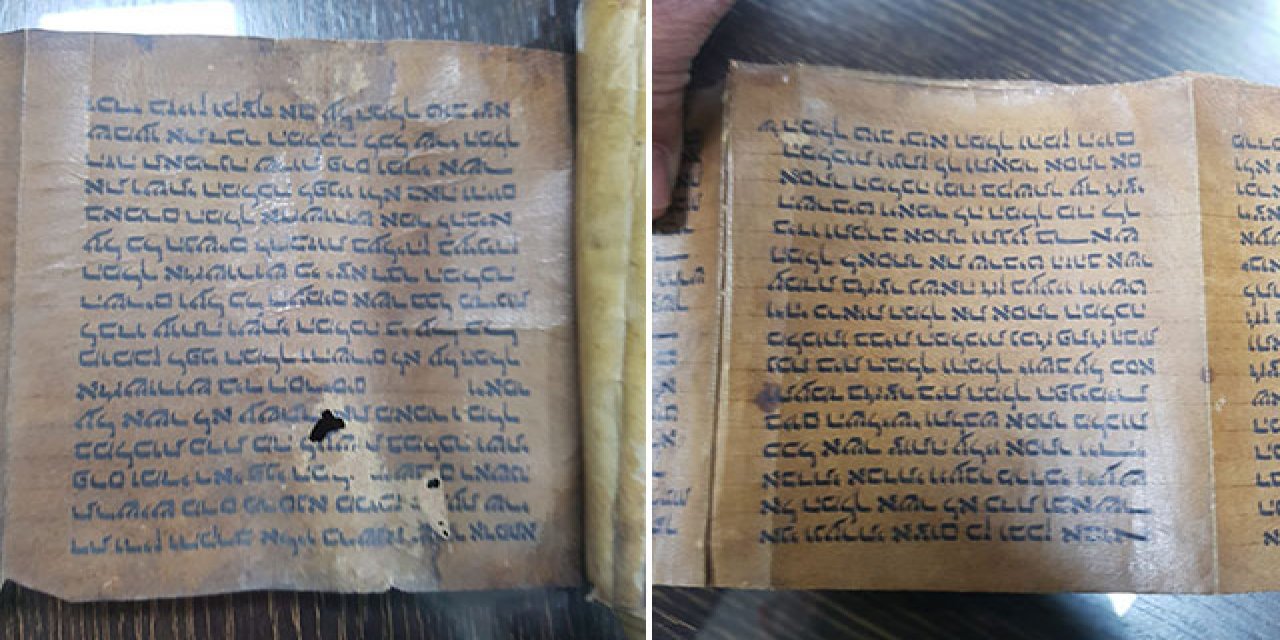 Tarihi eser niteliğindeki kitabı, 1,3 milyon dolara satmaya çalışan şüphelilere suçüstü