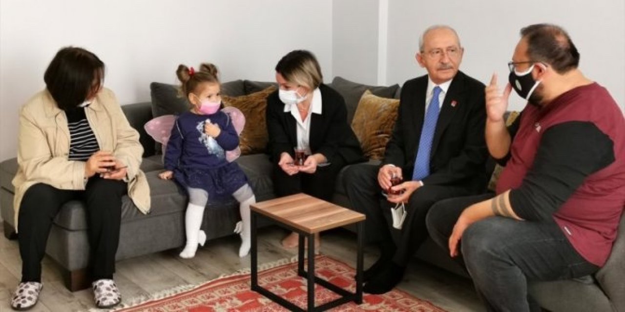 CHP Genel Başkanı Kemal Kılıçdaroğlu: ''Ayda ve Elif bebekleri ziyaret etti!''
