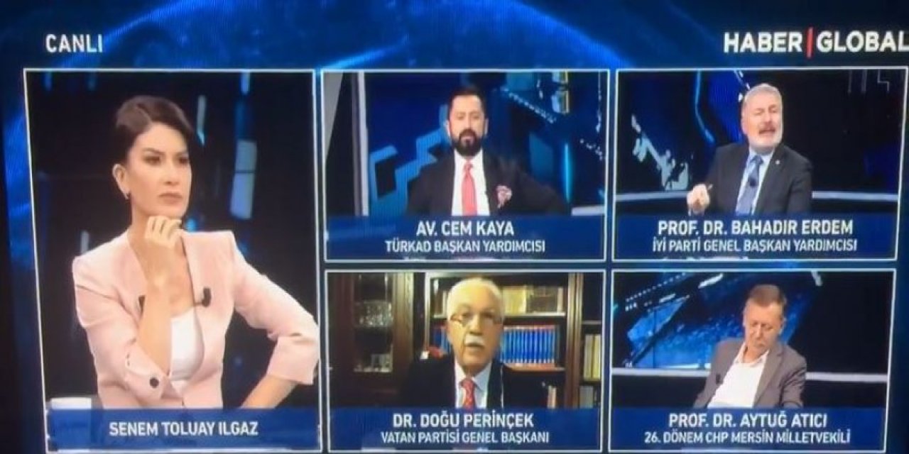 İYİ Parti Genel Başkan Yardımcısından canlı yayında Vatan Partisi Genel Başkanı Doğu Perinçek’e sert sözler