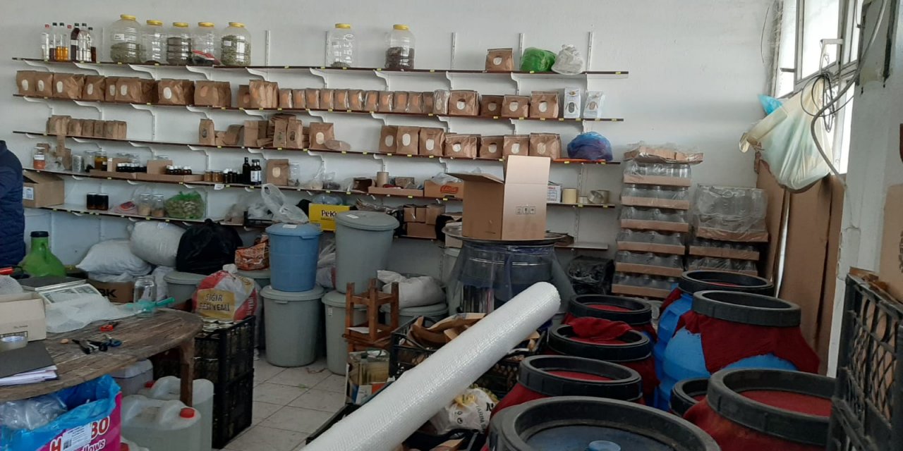 Bayramiç'te 'organik' adı altında satılan ürünlere el konuldu