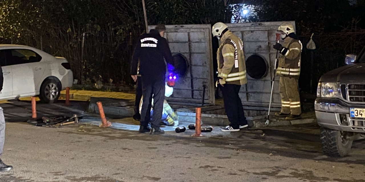 Maltepe'de çöp konteynerinden gelen kötü kokular paniğe yol açtı