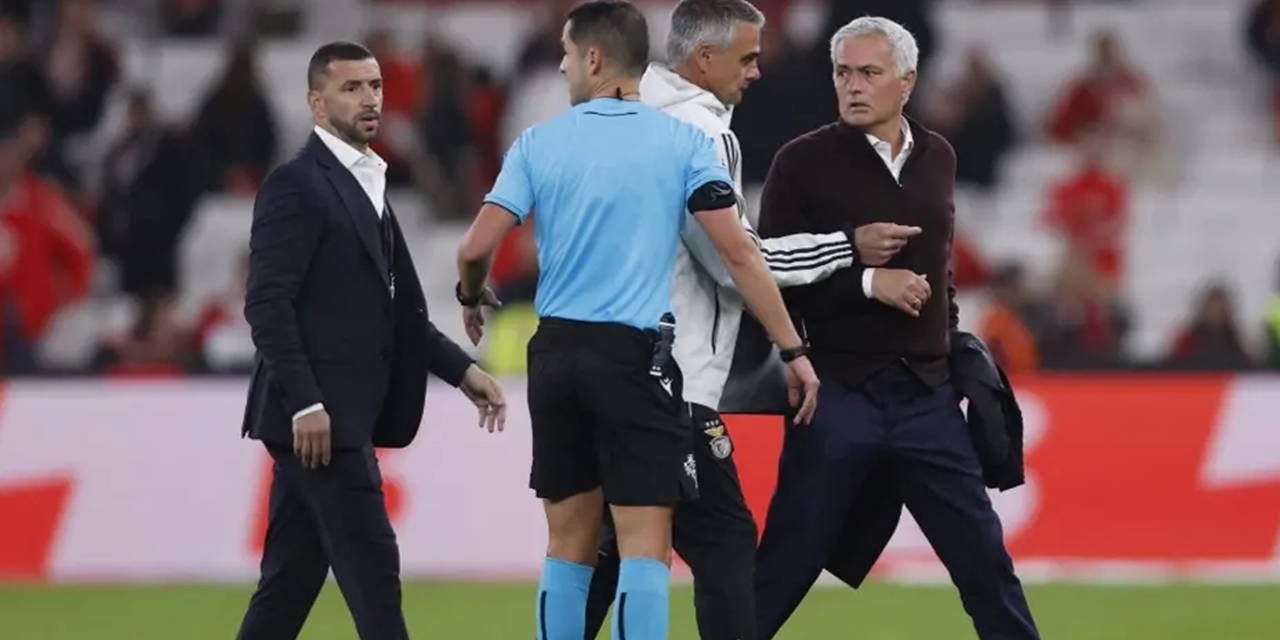 Benfica uzatmalarda yıkıldı, Mourinho sahaya girdi