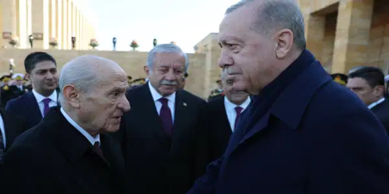 Erdoğan ve Bahçeli haftalar sonra aynı karede
