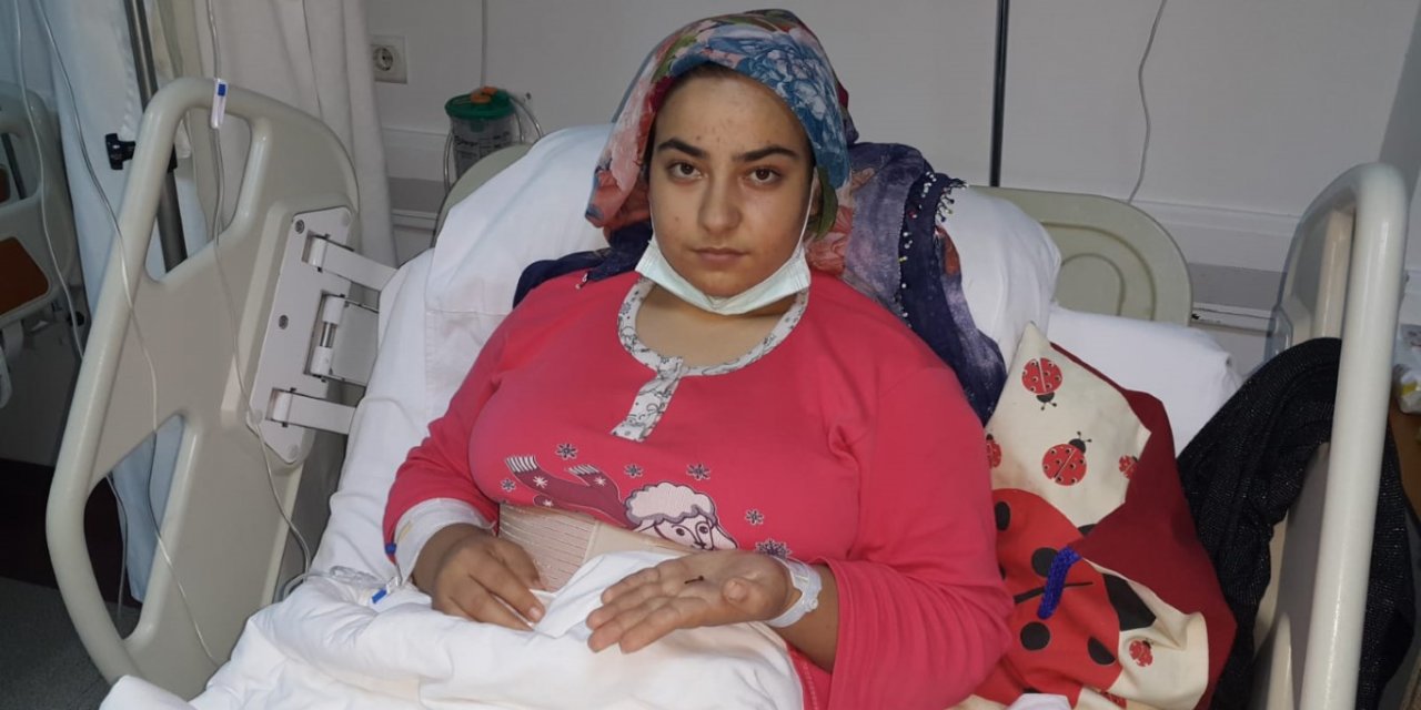 1 yaşında yuttuğu toplu iğneden 18'inde kurtuldu