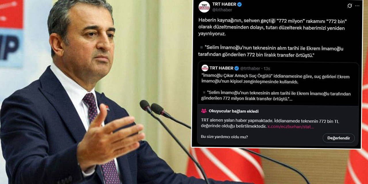 CHP'li Bulut verilerle paylaştı: 'TRT Haber'de linç kampanyası'