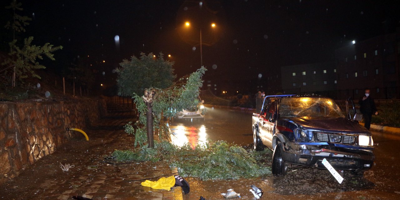 Kısıtlamayı ihlal edip alkollü kaza yapan sürücüye ceza yağdı