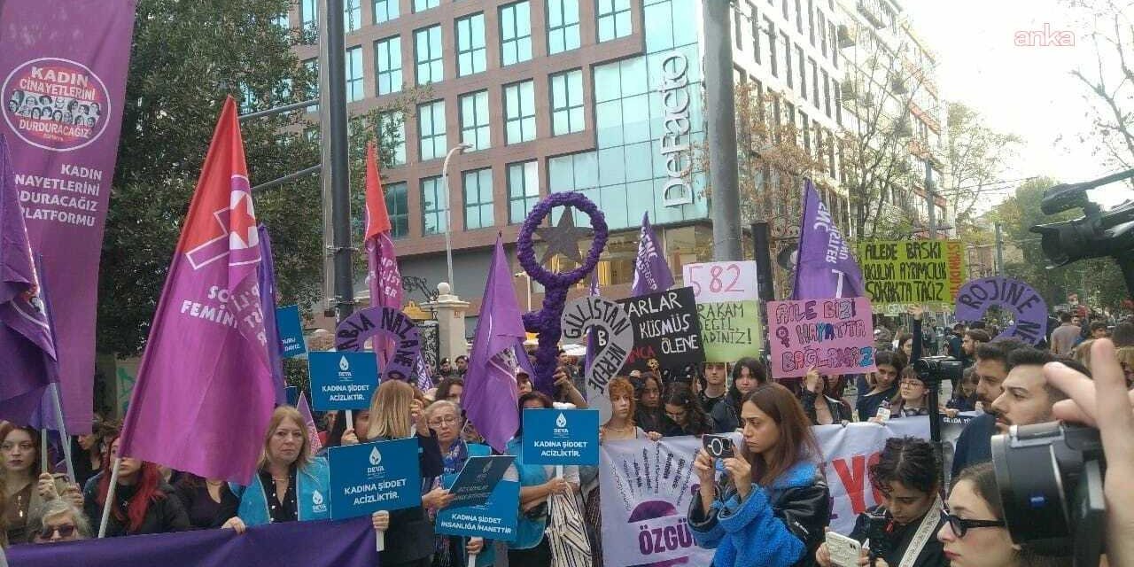 Kadıköy'de 25 Kasım eylemi: Şiddet, kötü yönetimin ve cezasızlığın sonucudur