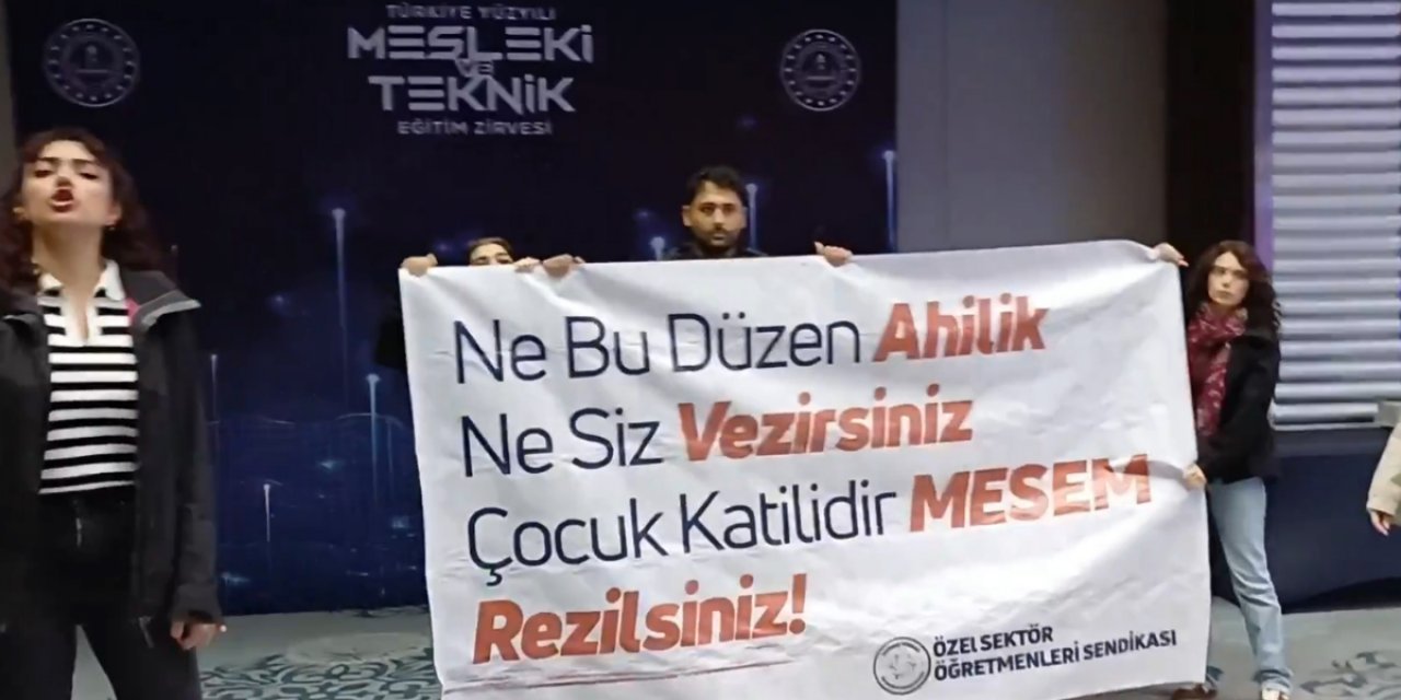 MESEM’i protesto eden 4 öğretmen ters kelepçeyle gözaltına alındı