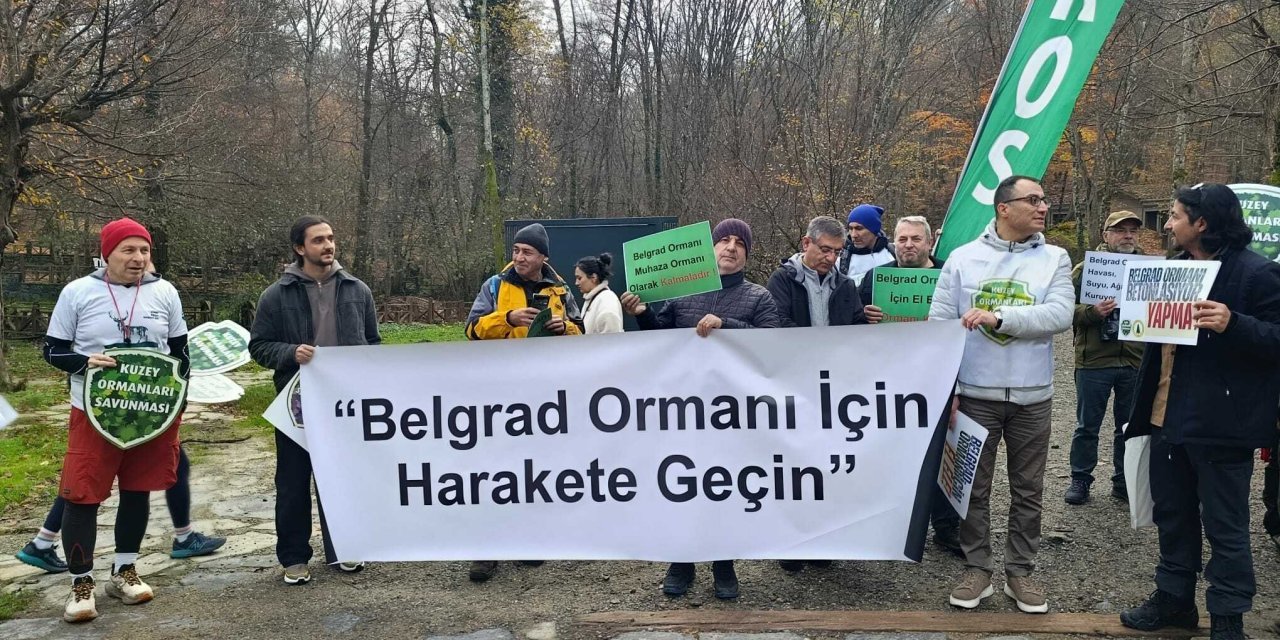Çevreciler Belgrad Ormanı için yürüdü: "Ormanlar işletme değildir”