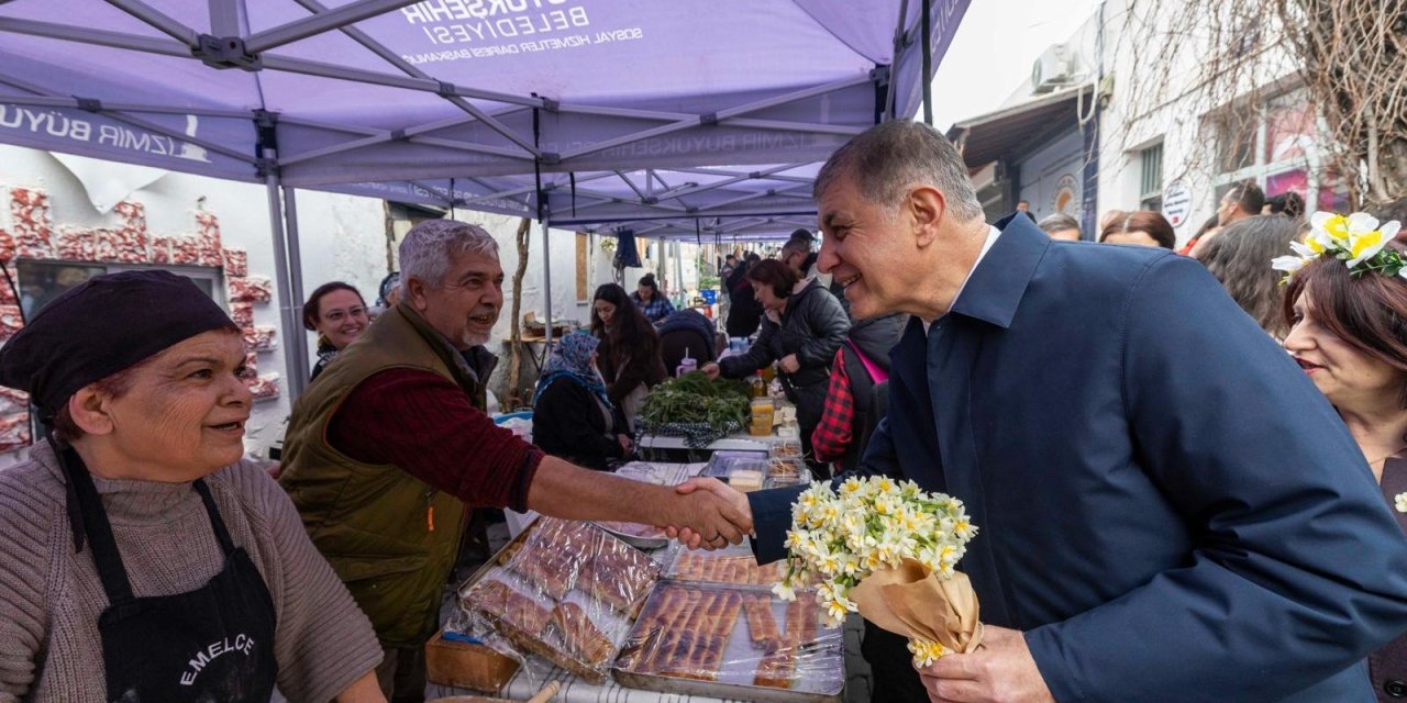 Başkan Tugay: Üreticinin emeğini korumaya devam edeceğiz
