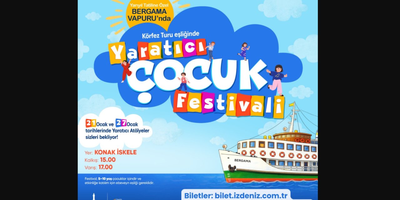 İzmir'de yarıyıl tatilinde çocuklara özel Körfez turu