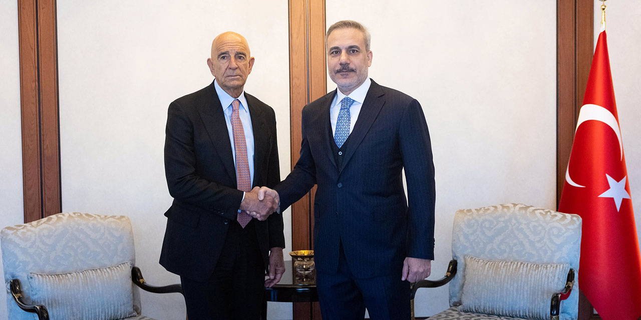 Dışişleri Bakanı Hakan Fidan, ABD temsilcisi Tom Barrack ile bir araya geldi