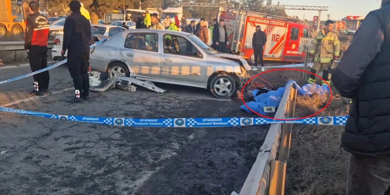 Diyarbakır’da iki otomobil çarpıştı: Ölü ve yaralı var!