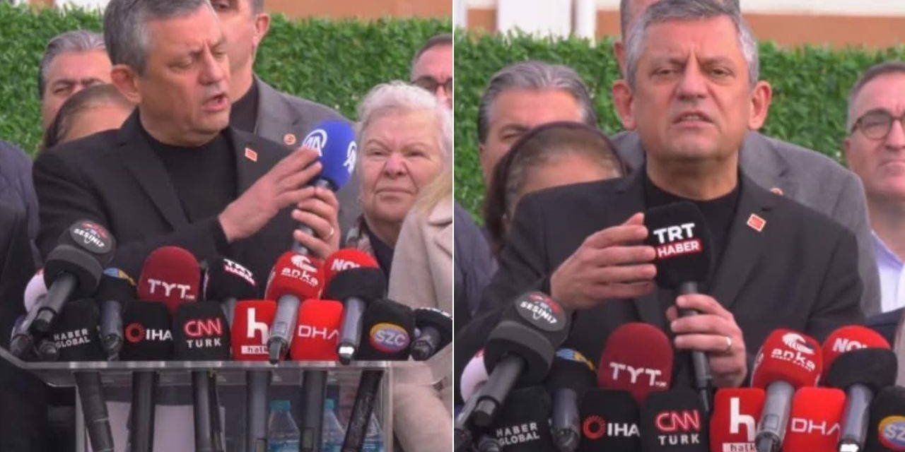 Özgür Özel, AA ve TRT'ye sert tepki gösterdi: "Hakkımız helal değil"