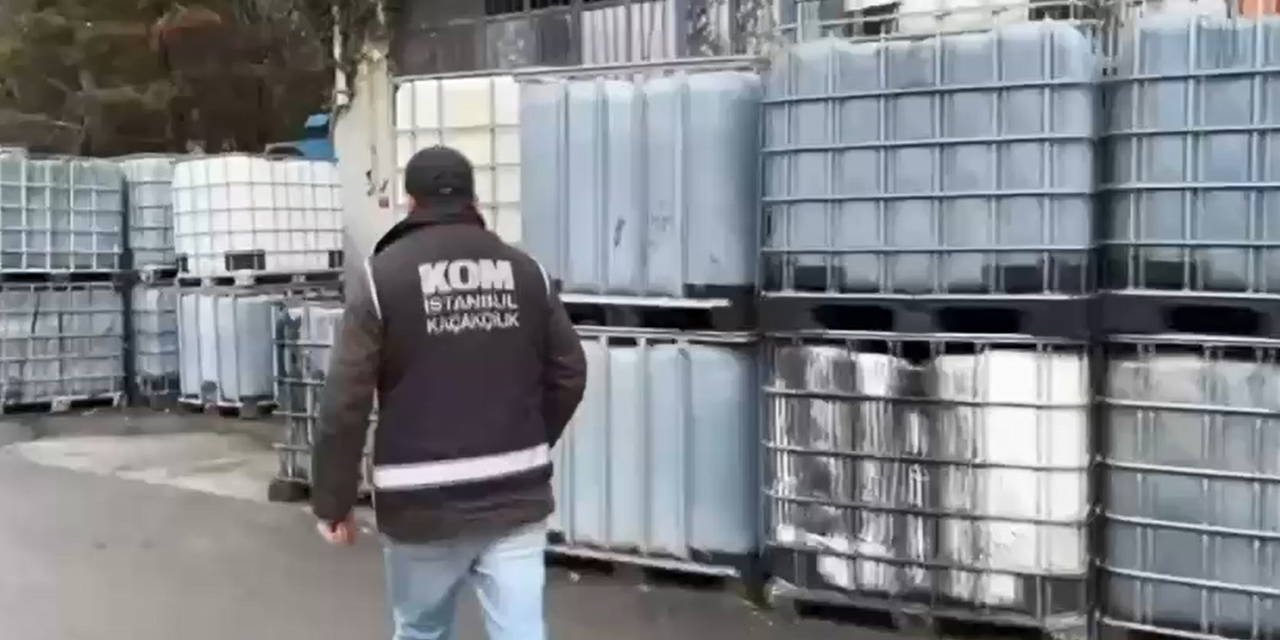 İstanbul'da operasyon: 242 ton kaçak akaryakıt ele geçirildi