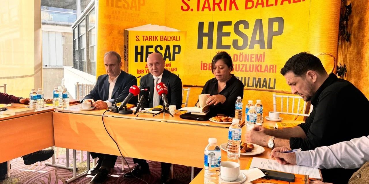 S. Tarık Balyalı'nın İBB yolsuzluklarını konu alan "HESAP 'AKP Dönemi İBB Yolsuzlukları' SORULMALI" kitabı yayımlandı