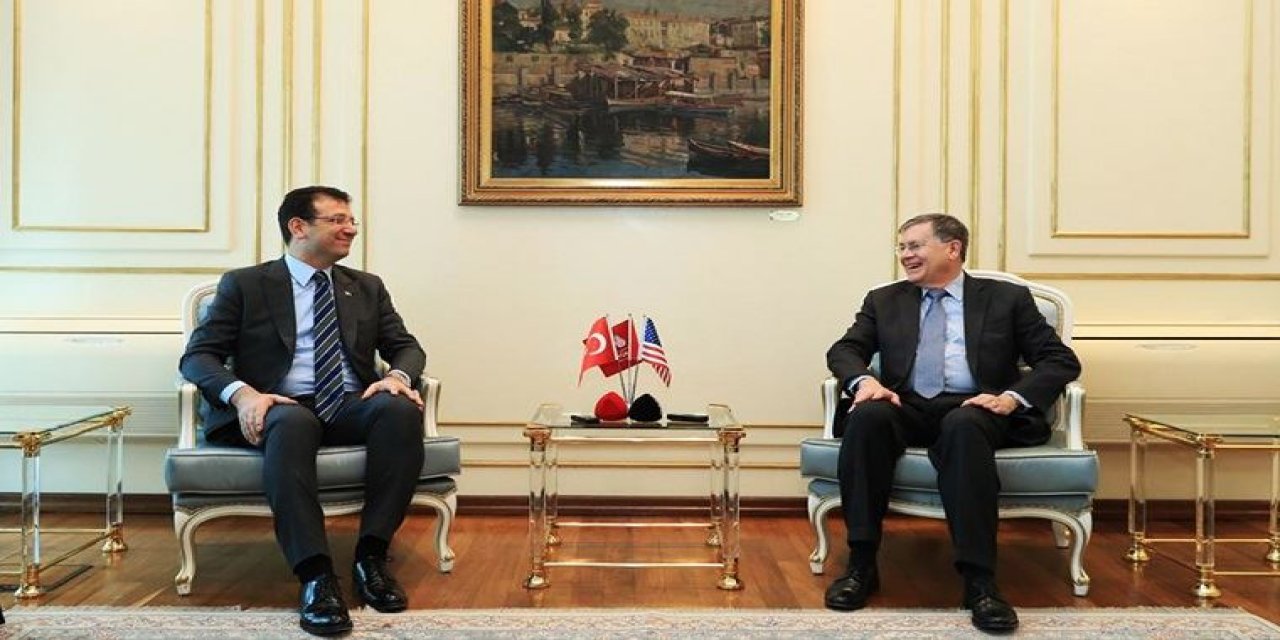 İmamoğlu'na ABD Büyükelçisi'nden ziyaret