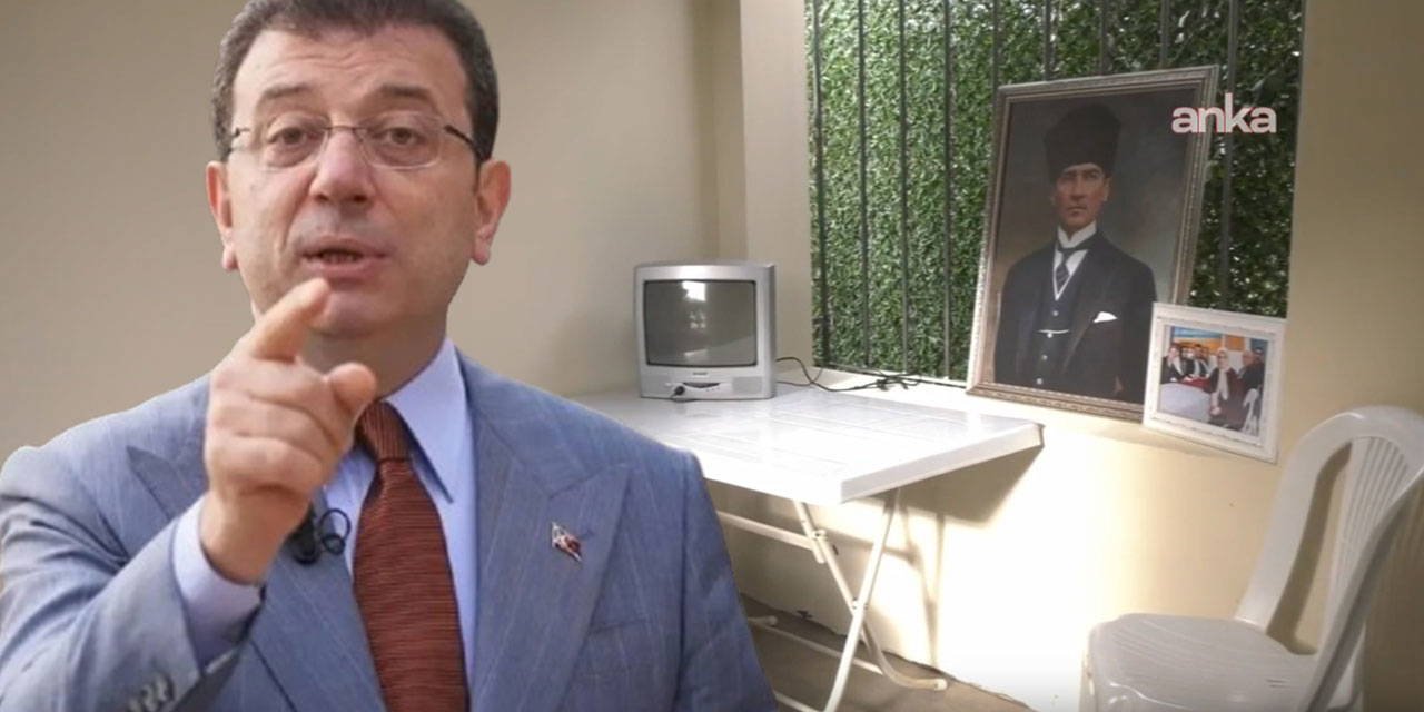 Ekrem İmamoğlu'nun hücresinin bir örneği Silivri'de sergileniyor