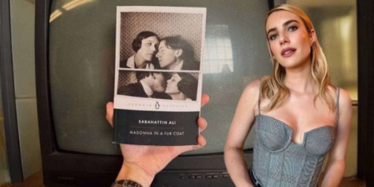 Emma Roberts'tan 'Kürk Mantolu Madonna' paylaşımı