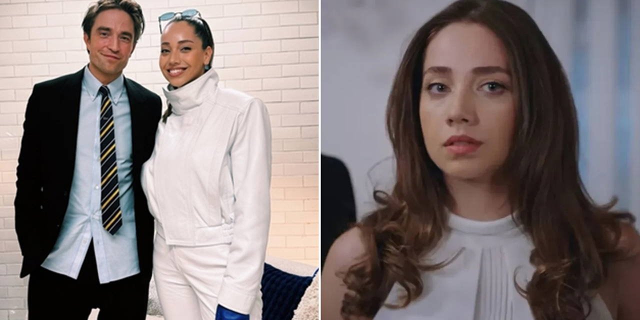 Ünlü oyuncu Özge Özacar, Robert Pattinson ile tanıştı!