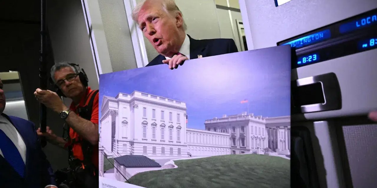 Trump, devlet sırrını ifşa etti: Beyaz Saray’daki balo salonunun altına 'dev askeri kompleks'