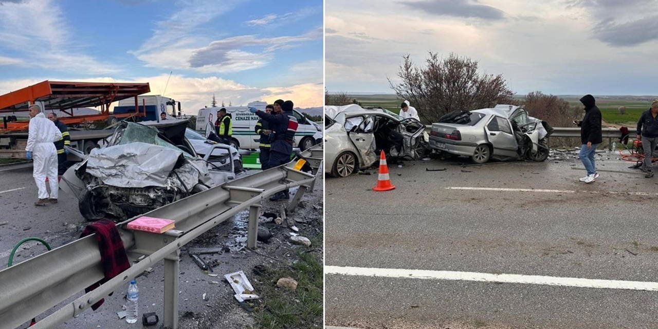 Eskişehir-Ankara yolunda feci kaza: 4 kişi öldü, 2 kişi yaralandı