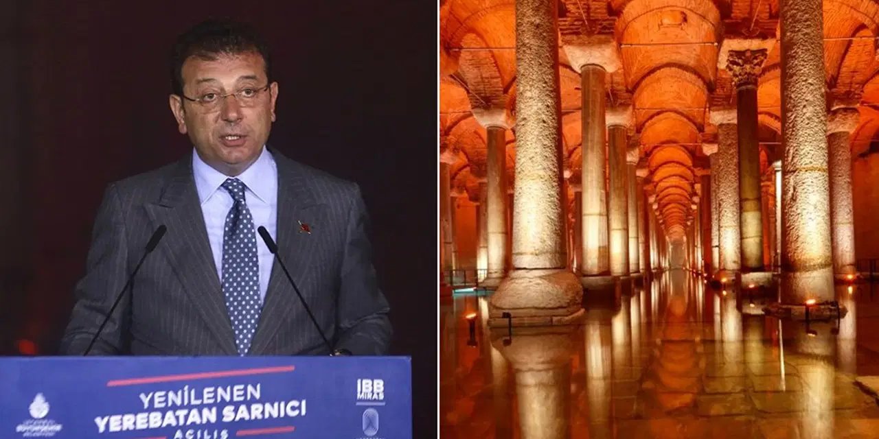Ekrem İmamoğlu'ndan sert 'Yerebatan Sarnıcı' tepkisi! 'Bir 'çökme' kararı verildiyse...'