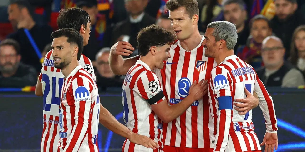 Atletico Madrid, 10 kişi kalan Barcelona'yı iki golle geçti!