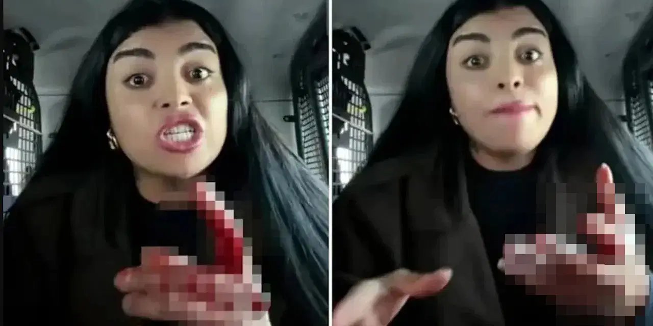 TikTok fenomeni Karagül dehşet saçtı: Polis arabasından canlı yayına devam etti!