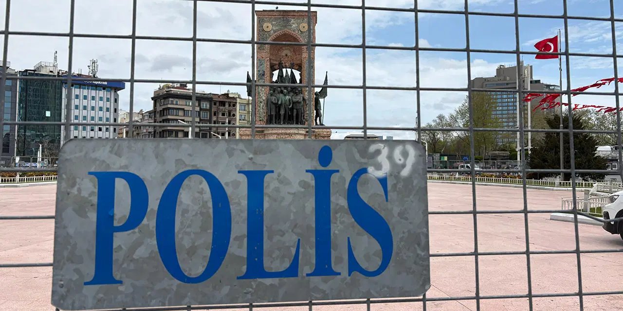Taksim bariyerlerle kapatıldı