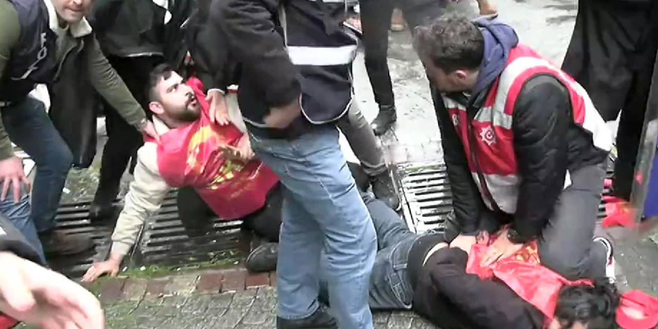 Yasaklı 1 Mayıs! Taksim'e yürümek isteyenlere polis müdahalesi: Gözaltılar var!