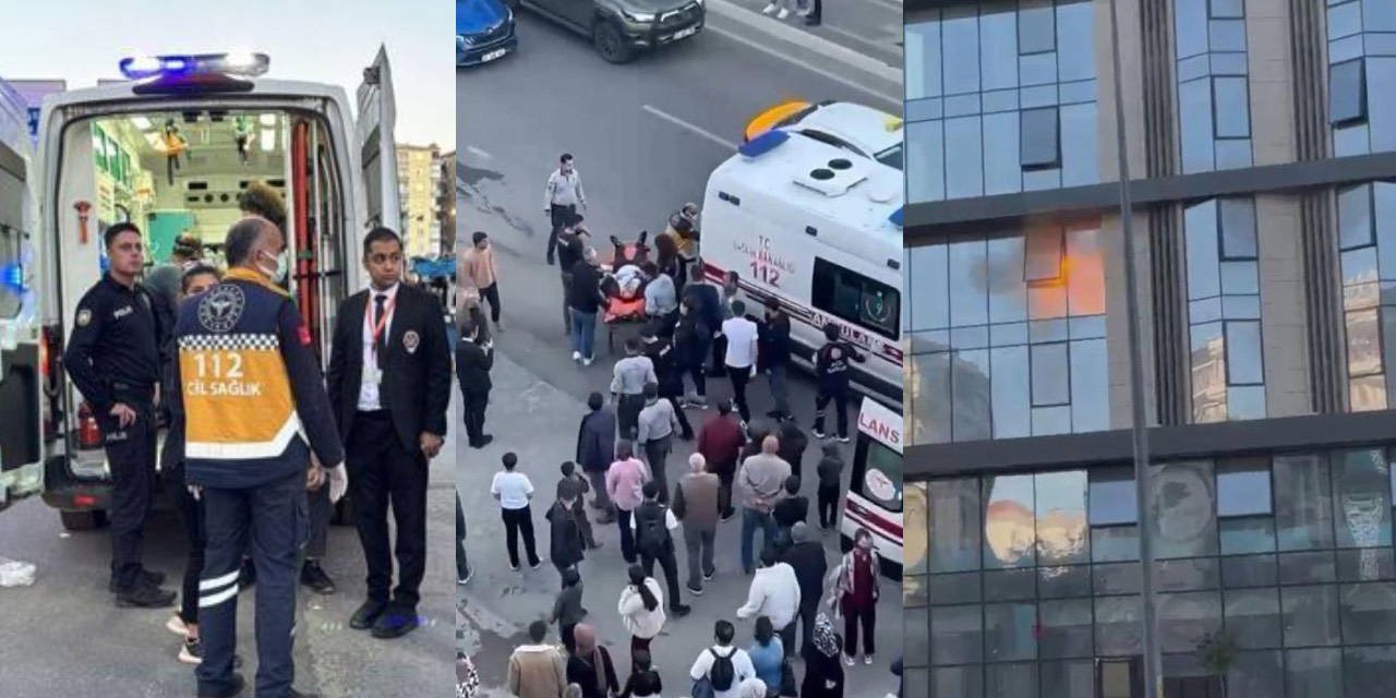 Diyarbakır’da inşaat halindeki otelde yangın: 6 kişi etkilendi