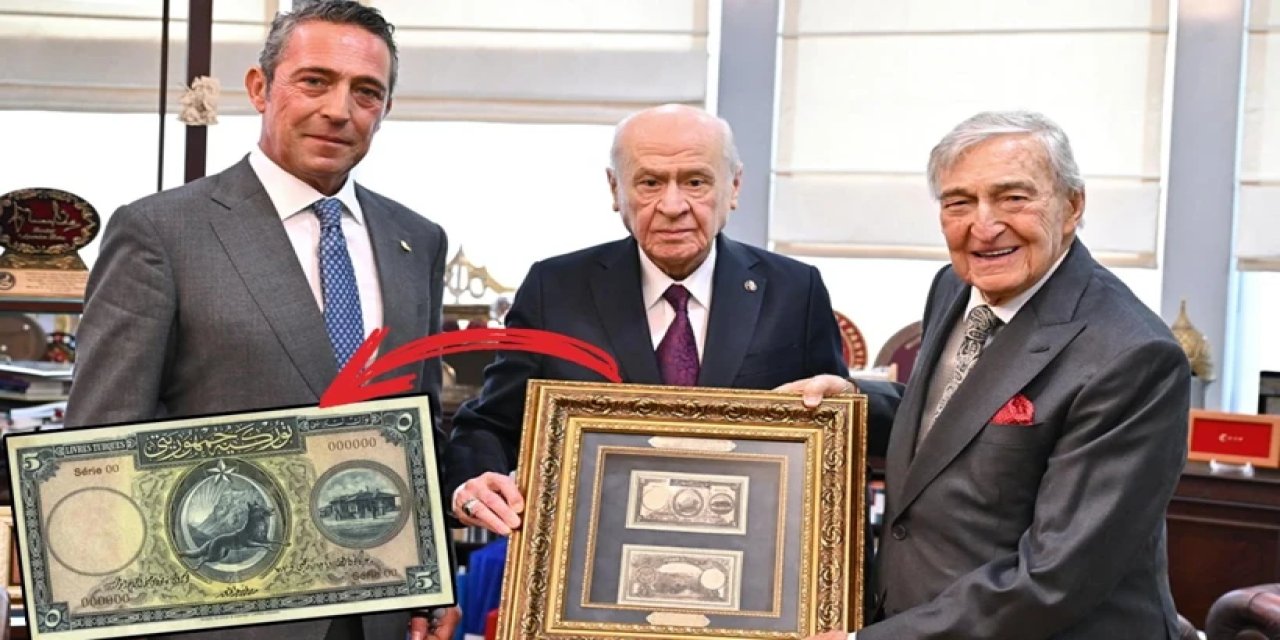 Ali Koç ve Rahmi Koç'un Bahçeli'ye Hediyesinin Değeri Şaşırttı: Tarihi Banknotun Sırrı Ortaya Çıktı