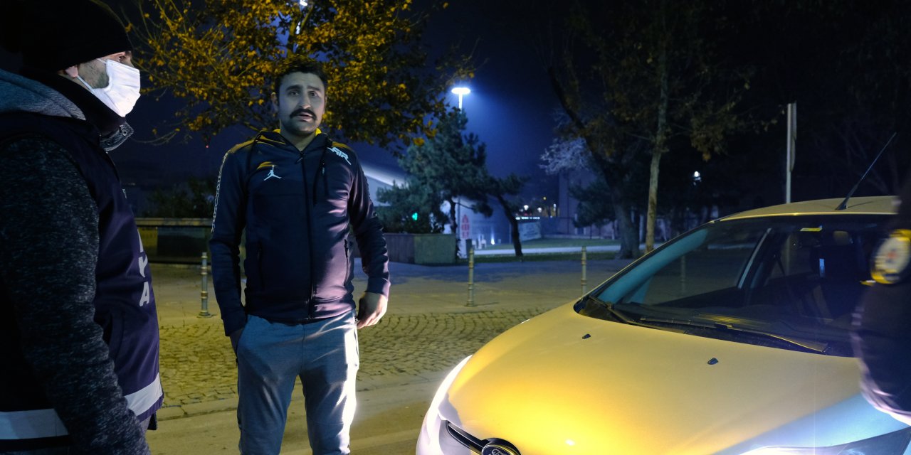 Kısıtlamayı ihlal eden kişiden, polise: İnşallah arabanız bozulur da benim tamirhaneye gelmezsiniz ağabey
