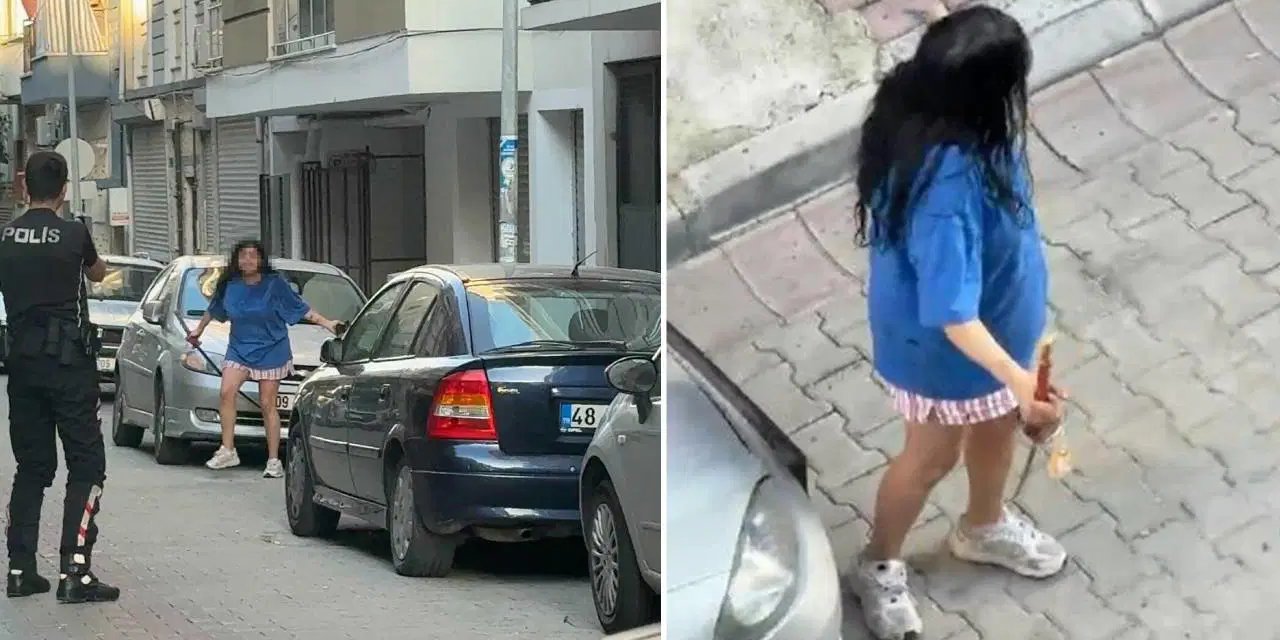 Aydın'da sokak ortasında kılıç ile dehşet saçtı: Etkisiz hale getirildi