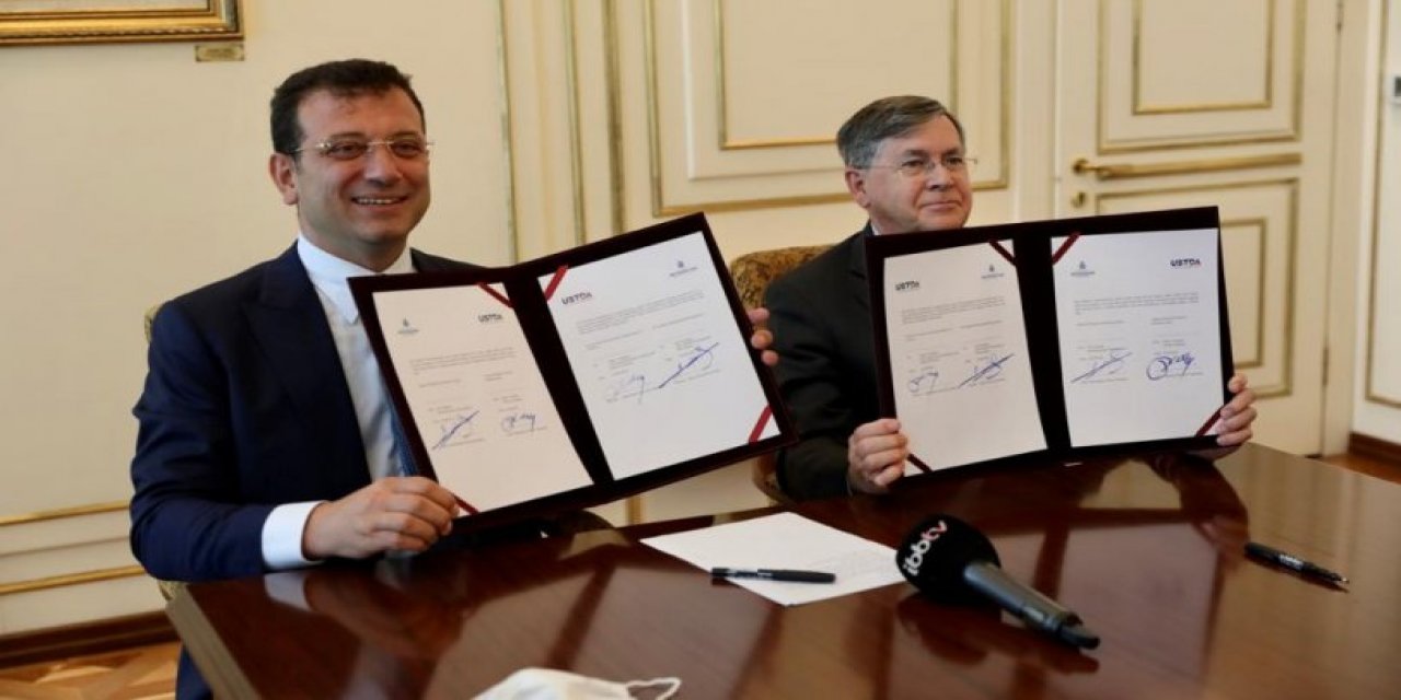 ABD'den İBB'ye 5 milyon dolarlık hibe! İmamoğlu ve ABD elçisi imzaladı