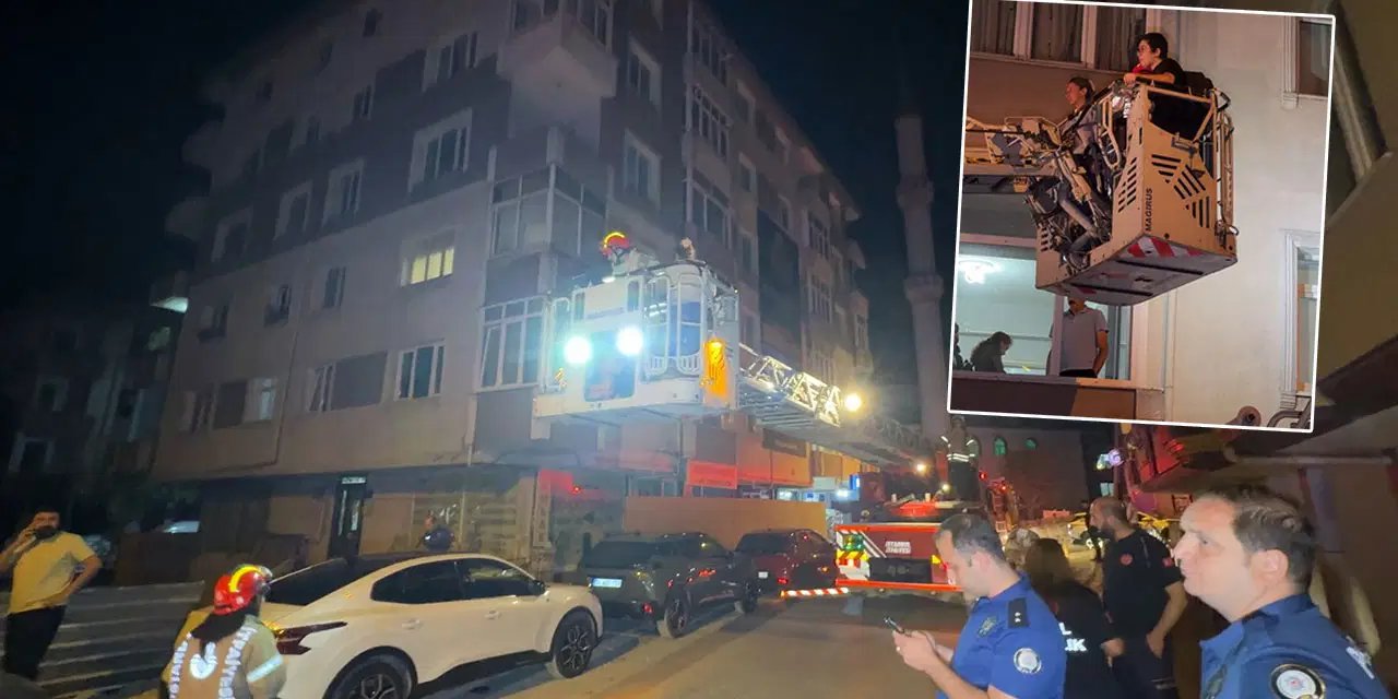 Merdiveni çöktü, kolonlarından ses geldi: Avcılar'da 5 katlı bina tahliye edildi