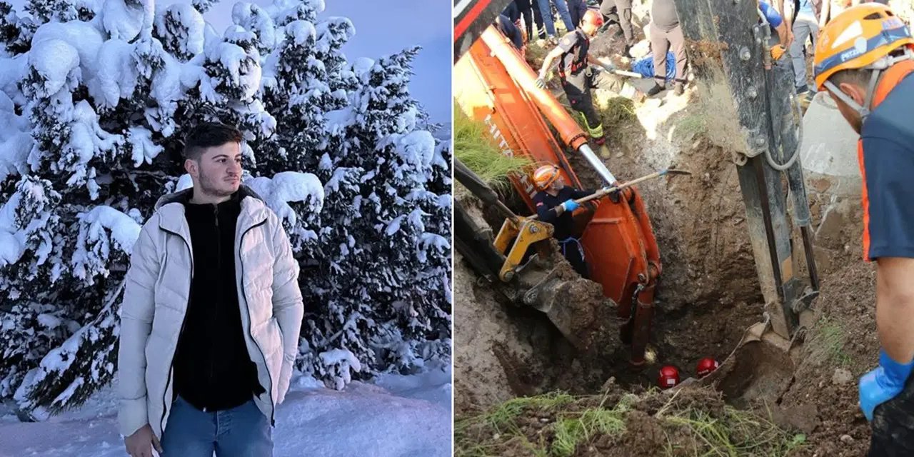 Kanalizasyon çalışmasında toprak altında kaldı: 19 yaşındaki işçinin cansız bedenine ulaşıldı