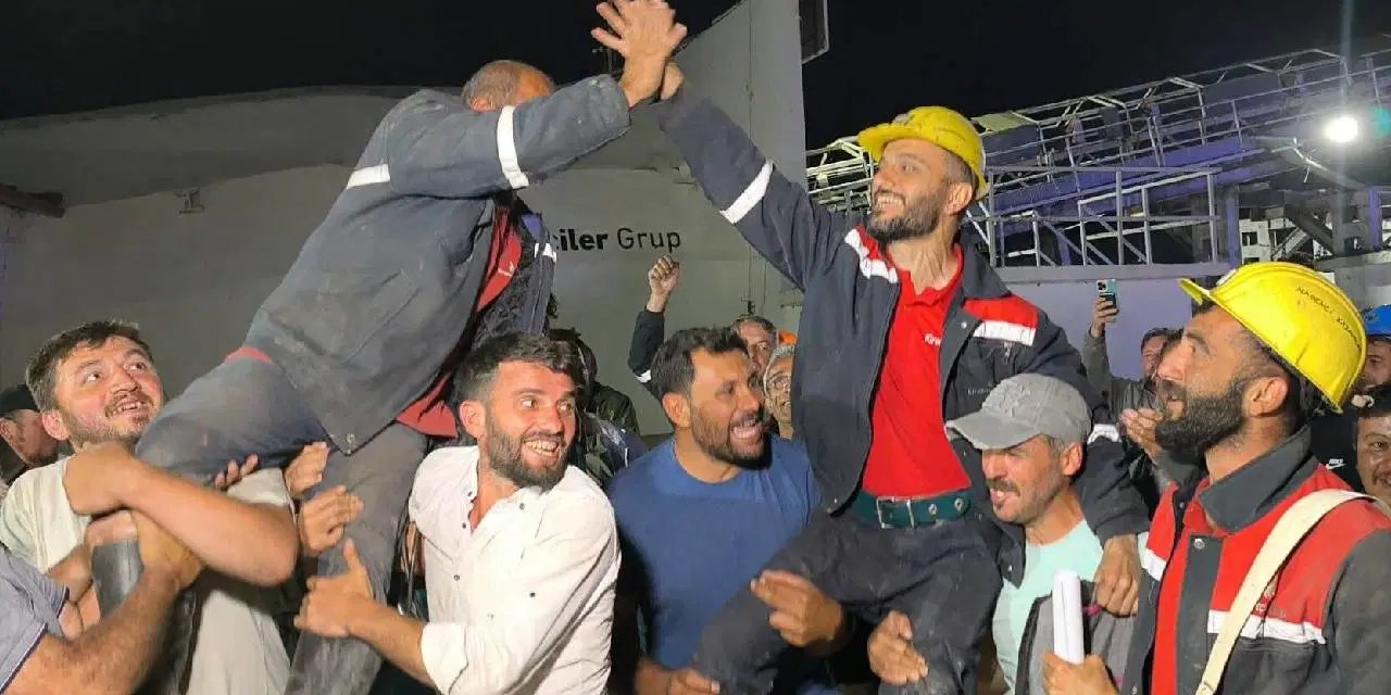 27 gündür direnişte olan madenciler yeryüzüne çıktı: Özşen Madencilik işçileri kazandı