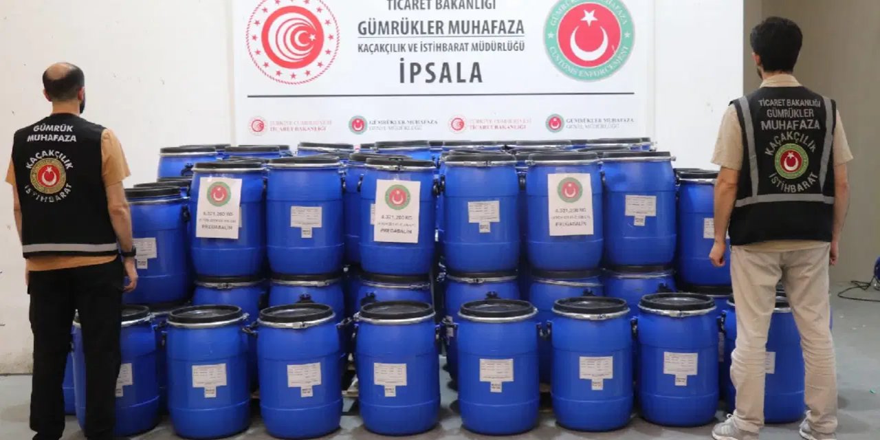 Değeri 3 milyar 25 milyon TL... İpsala Gümrük Kapısı'nda 4 ton uyuşturucu yakalandı