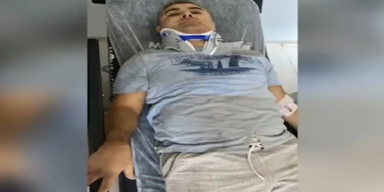 Erhan Karaal'ın kurtarıldıktan sonraki ilk görüntüsü
