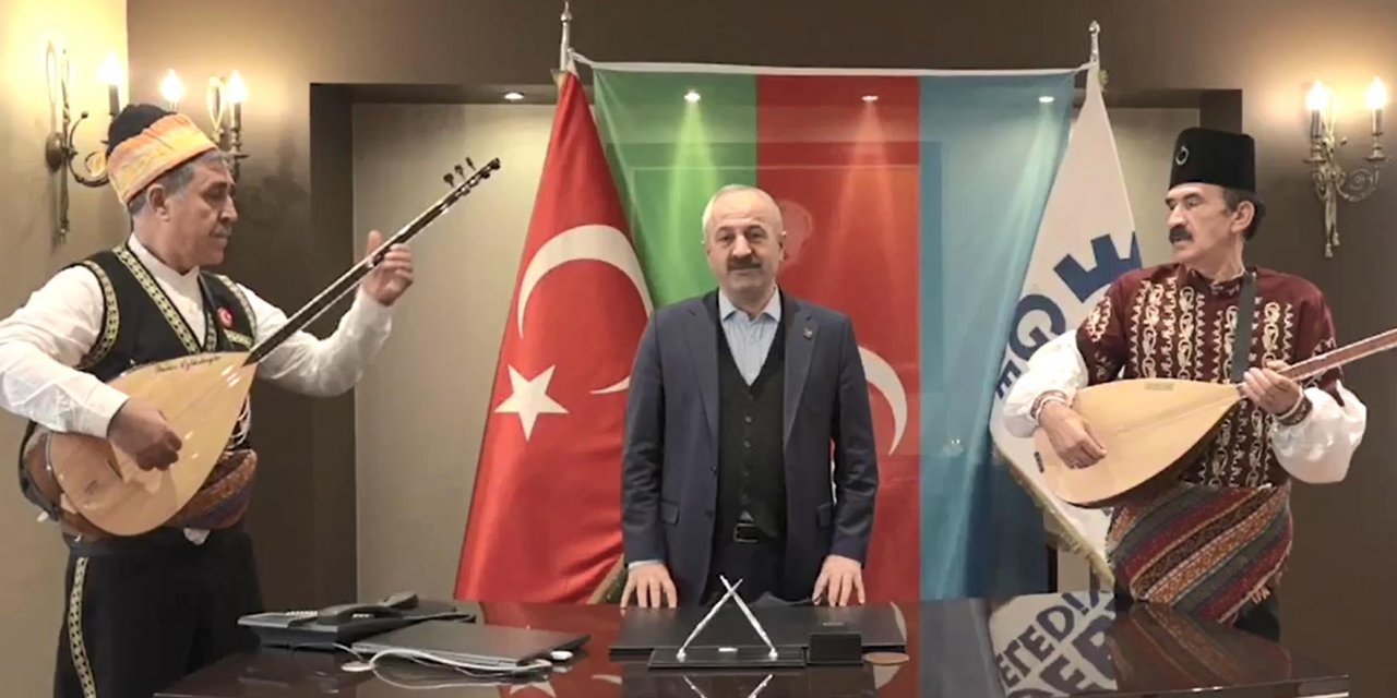 Başkan Büyükgöz’den ozanlarla Karabağ zaferi mesajı